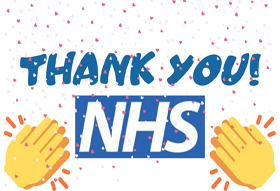 Thank you frontline NHS workers